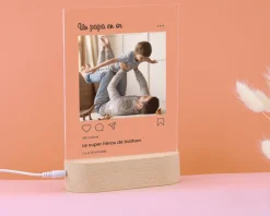 Lampe 3D personnalisée - Instagram|Cadeaux.com Outlet