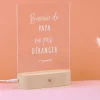 Lampe 3D personnalisée - Message|Cadeaux.com Outlet
