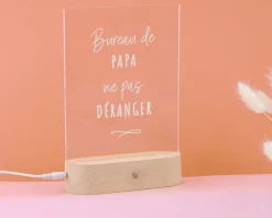 Lampe 3D personnalisée - Message|Cadeaux.com Outlet