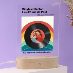 Lampe 3D personnalisée - Retro Vibes|Cadeaux.com New