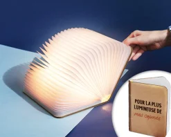 Lampe livre lumineux personnalisé - Message|Cadeaux.com Online