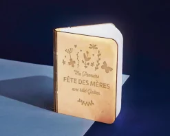 Lampe livre lumineux personnalisé - Première Fête des Mères|Cadeaux.com
