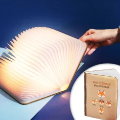 Lampe livre lumineux personnalisable - Papa Renard|Cadeaux.com Discount
