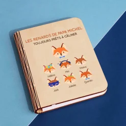 Lampe livre lumineux personnalisable - Papa Renard|Cadeaux.com Discount