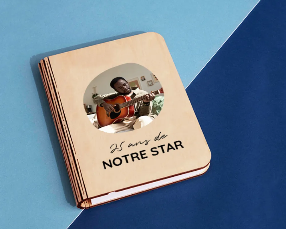 Lampe livre lumineux personnalisable - Prénom Photo|Cadeaux.com Discount