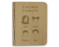 Lampe livre lumineux personnalisé - Family Circus|Cadeaux.com Online