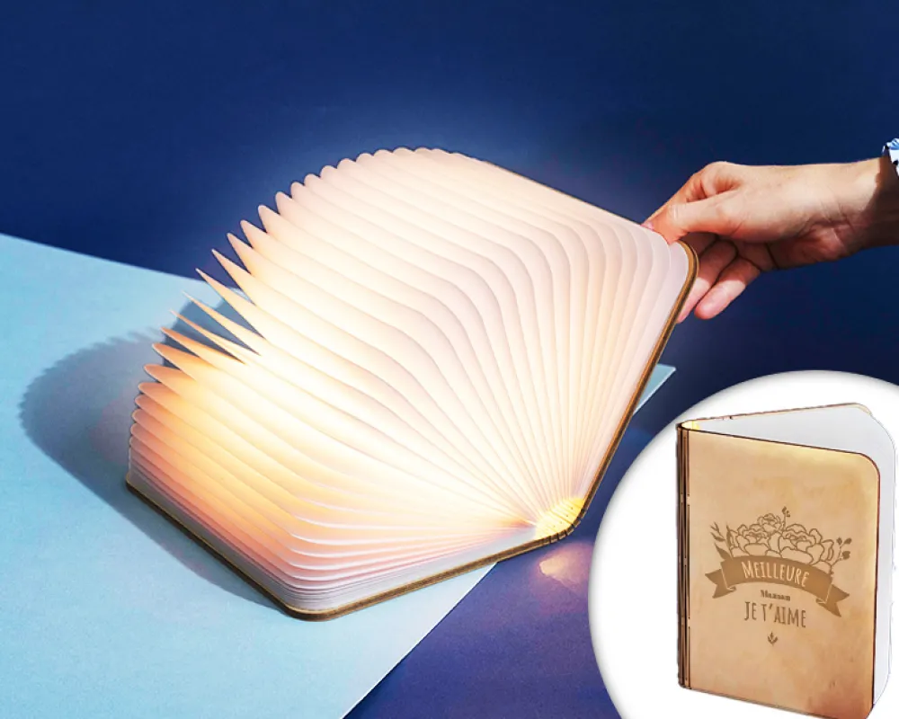 Lampe livre lumineux personnalisé - Maman Fleurie|Cadeaux.com Sale