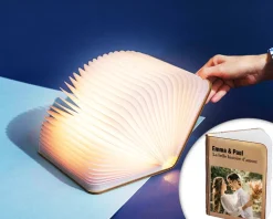 Lampe livre lumineux personnalisé photo - Couverture de livre|Cadeaux.com Best
