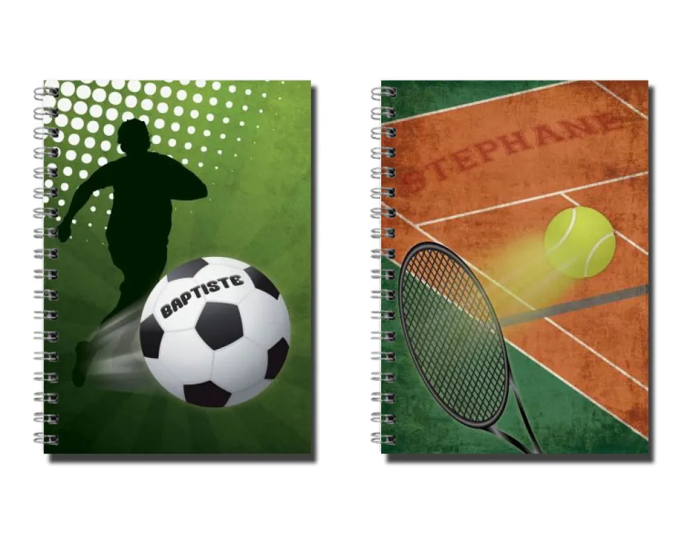 Le Cahier Personnalisé - Spécial Sport et Loisirs|Cadeaux.com Discount