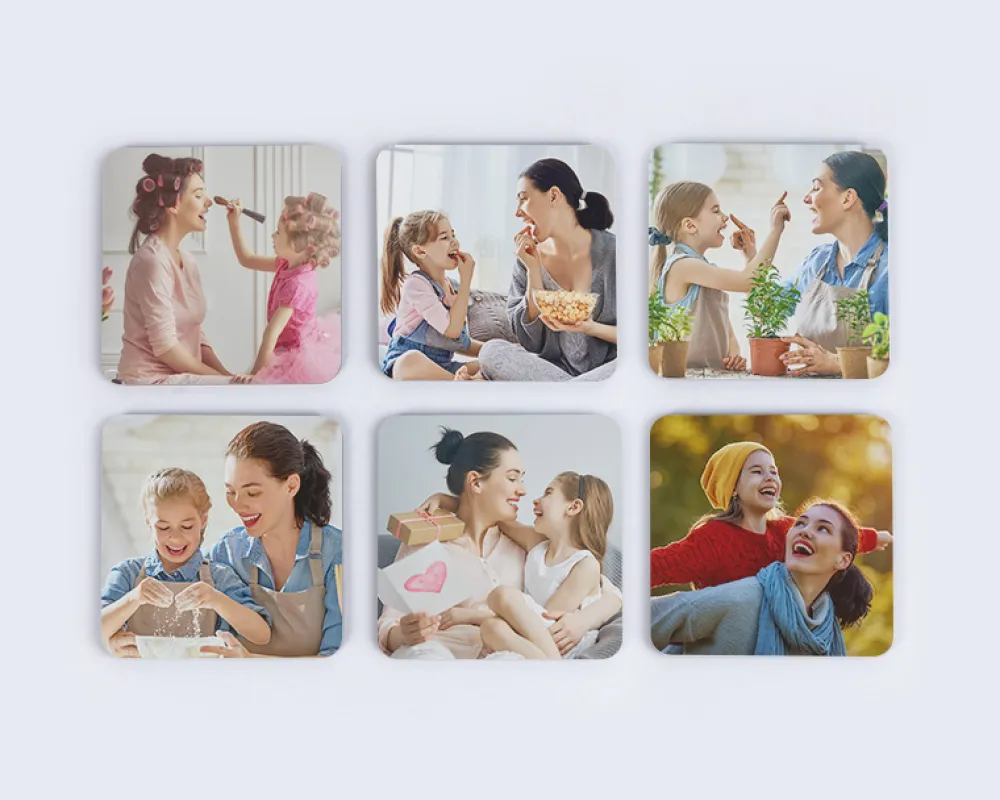 Lots de Sous-Verres Personnalisables - Photo|Cadeaux.com Clearance
