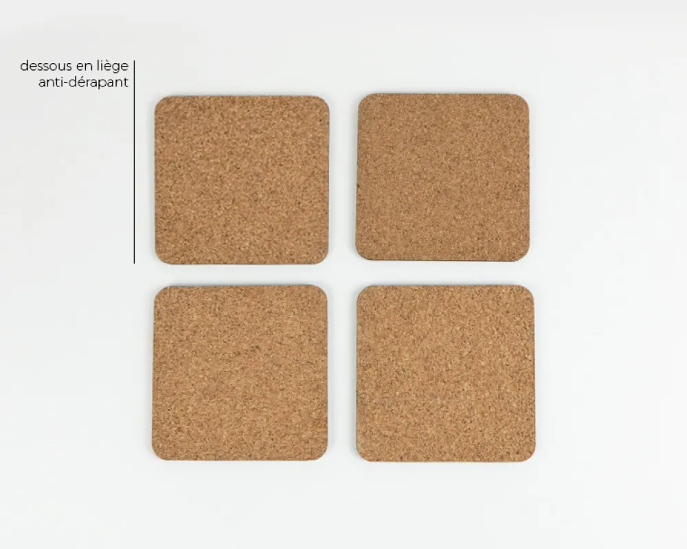 Lots de Sous-Verres Personnalisables - Photo|Cadeaux.com Clearance