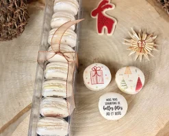 Macarons de Noël Personnalisables|Cadeaux.com