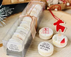 Macarons de Noël Personnalisables|Cadeaux.com