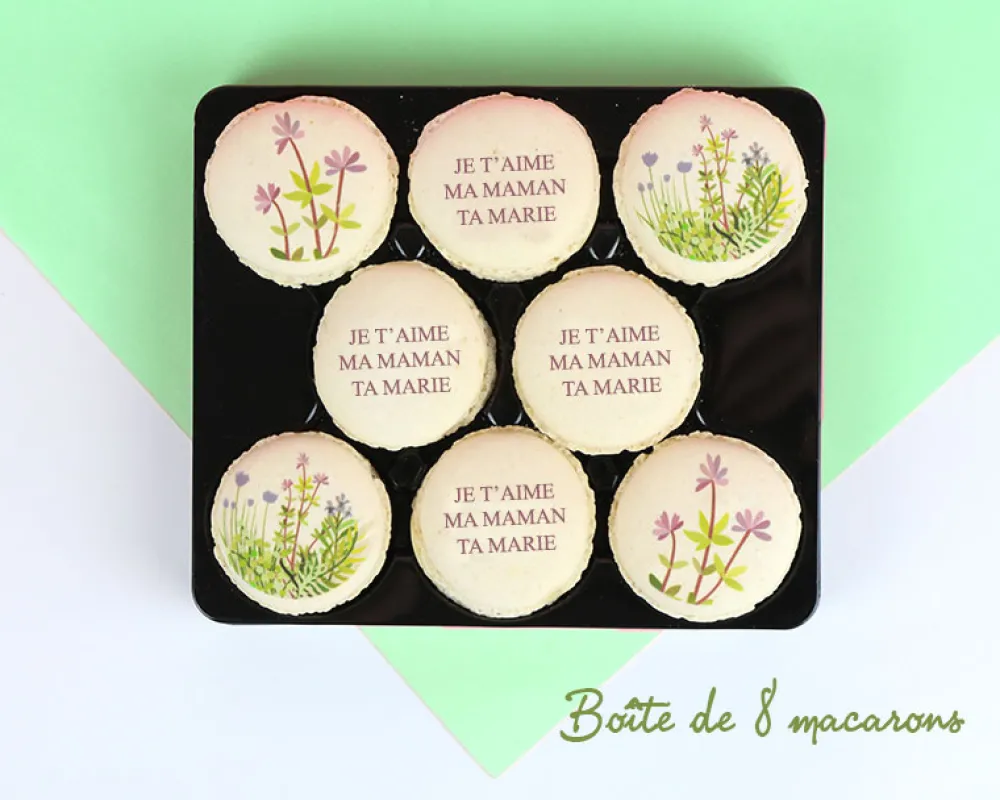 Macarons Personnalisables - Collection Fleurie|Cadeaux.com Discount