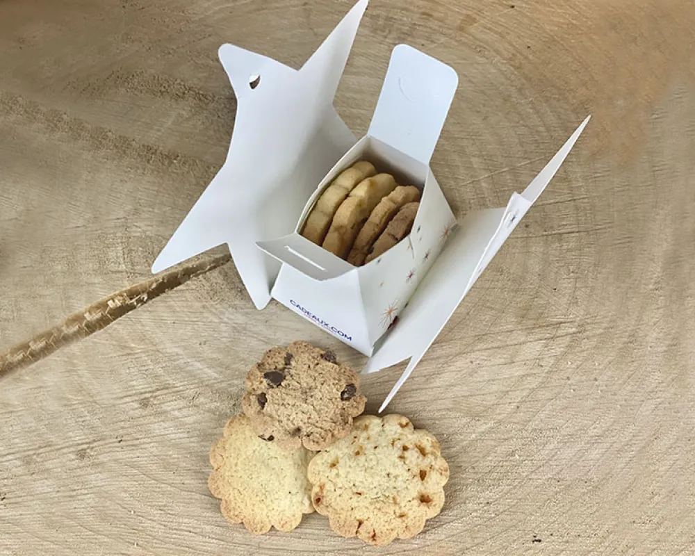 Marque place personnalisable et biscuits - Etoile de Noël|Cadeaux.com Clearance