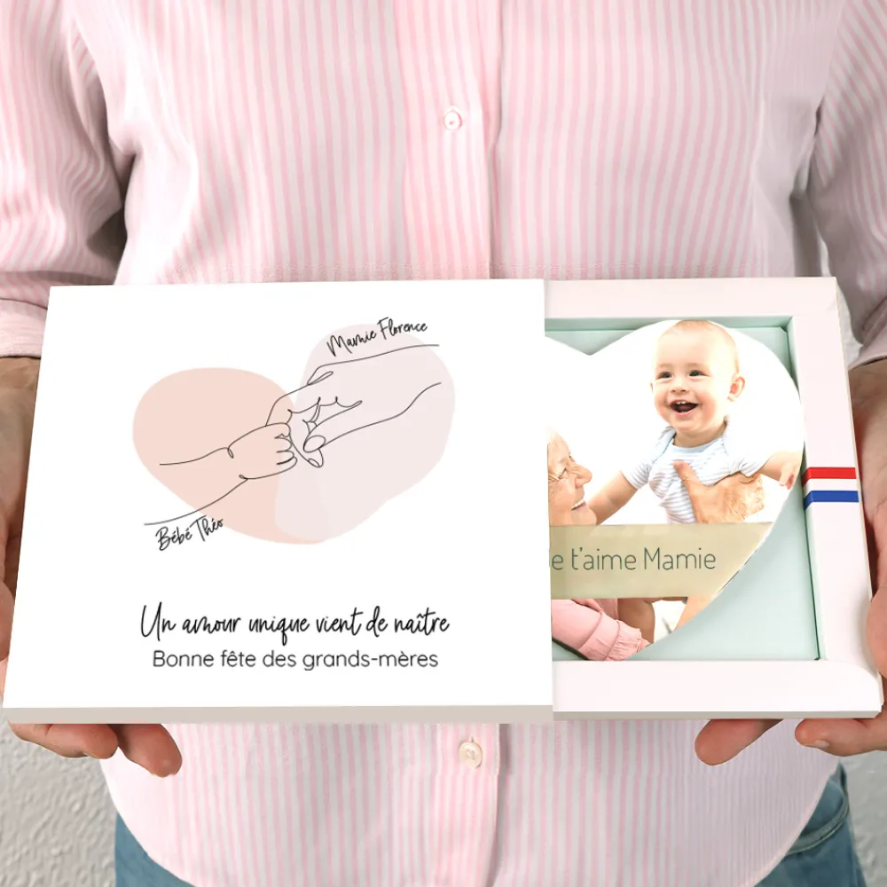 Maxi coeur chocolat personnalisé - Première Fête des Grands-mères|Cadeaux.com Clearance