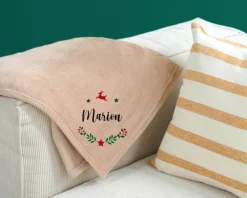 Maxi plaid doux personnalisable - Noël|Cadeaux.com Clearance