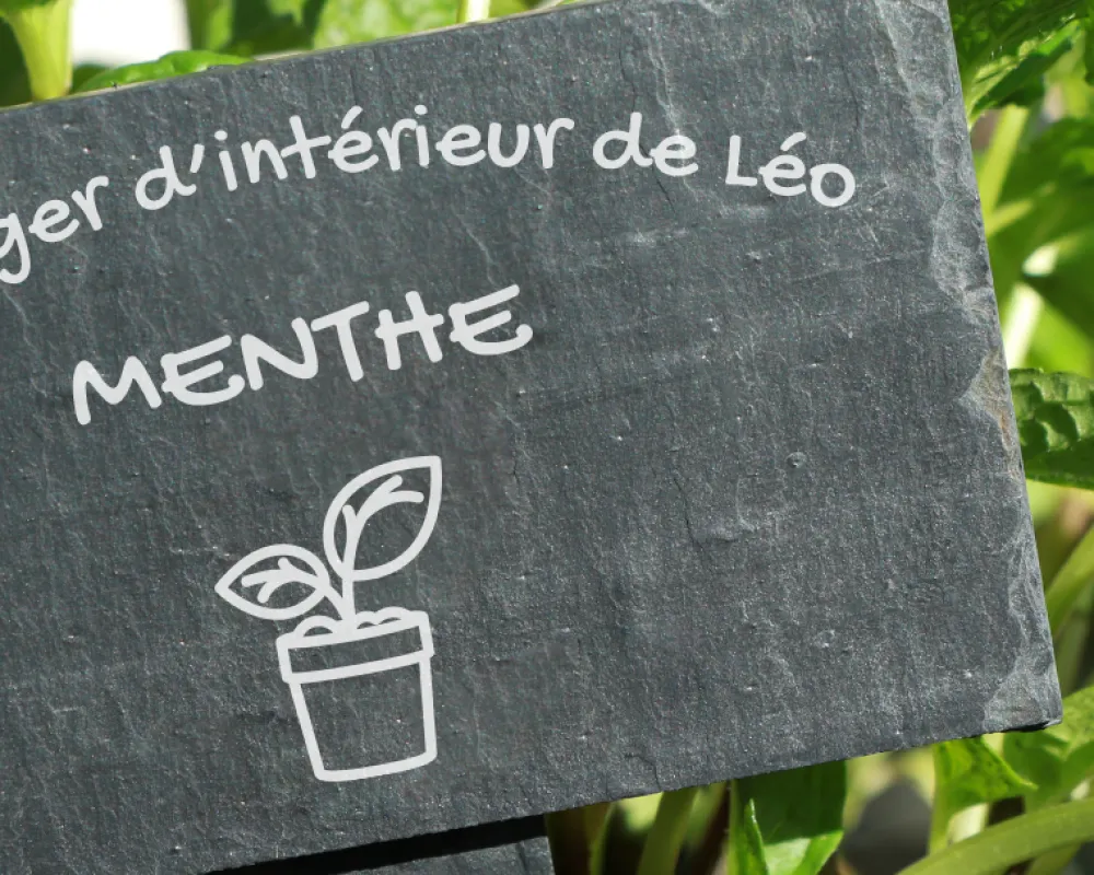 Mini-ardoise pour plante personnalisable - Potager|Cadeaux.com Hot