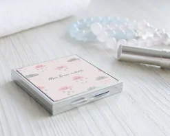 Miroir de sac - Pluie de coeurs|Cadeaux.com New