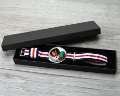 Montre bleu blanc rouge Photo|Cadeaux.com Hot