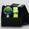 Montre duo Bleu vert Message|Cadeaux.com Hot