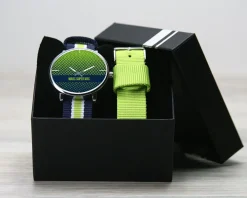 Montre duo Bleu vert Message|Cadeaux.com Hot