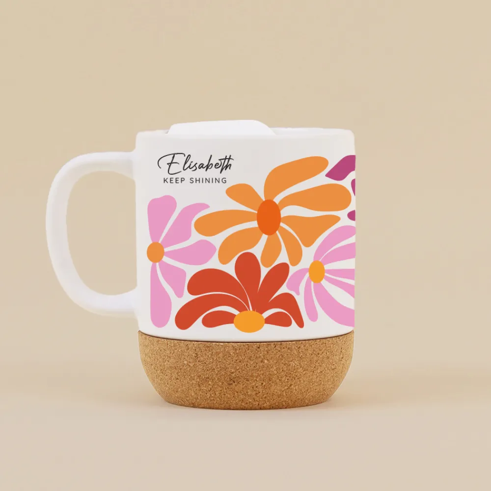 Mug en liège personnalisé - Botanique|Cadeaux.com New