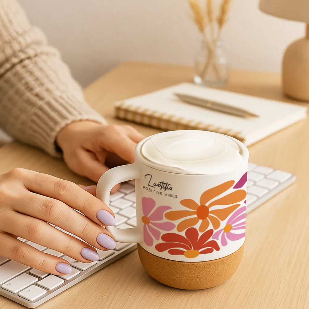 Mug en liège personnalisé - Botanique|Cadeaux.com New