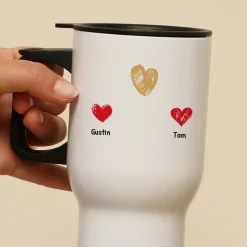 Mug isotherme personnalisé - Maman et ses petits coeurs|Cadeaux.com Best