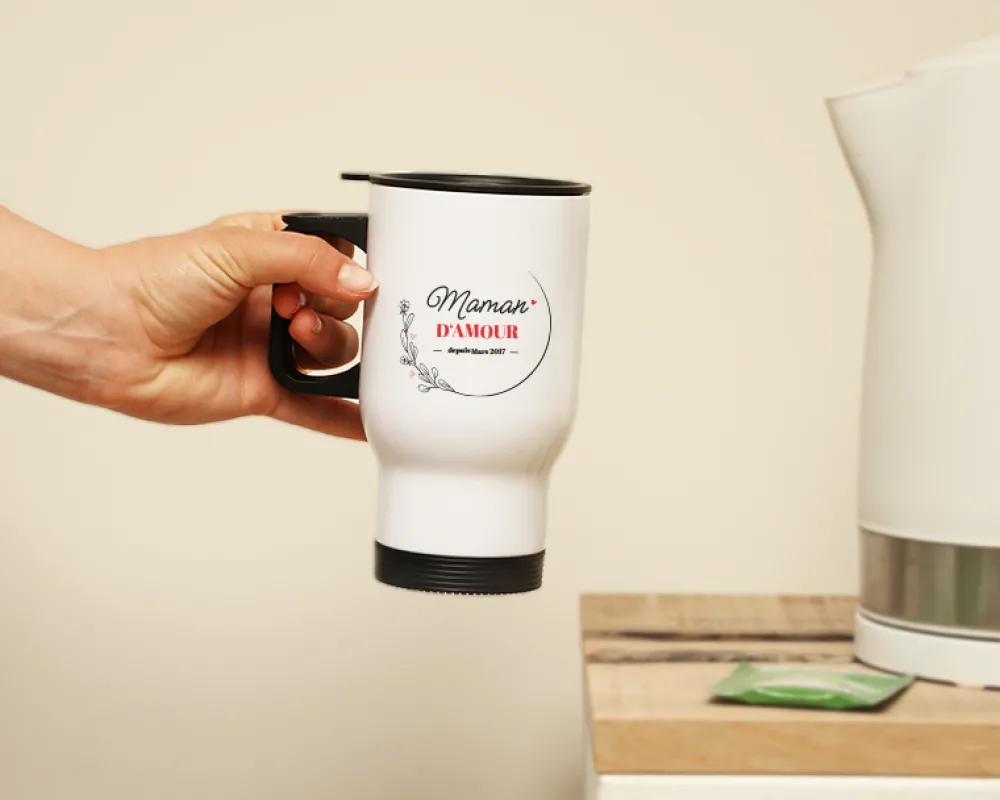 Mug isotherme personnalisé - Maman Depuis|Cadeaux.com Hot