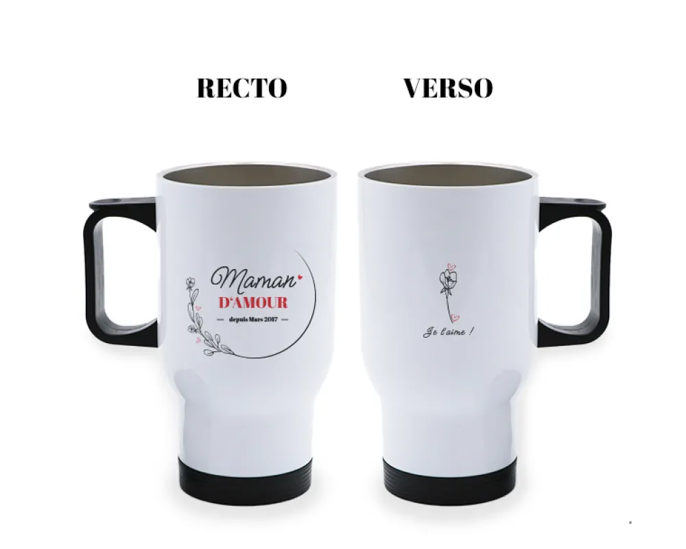 Mug isotherme personnalisé - Maman Depuis|Cadeaux.com Hot