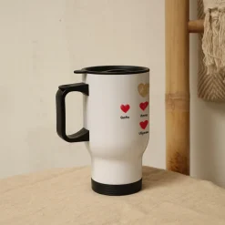Mug isotherme personnalisé - Mamie et ses petits coeurs|Cadeaux.com Outlet