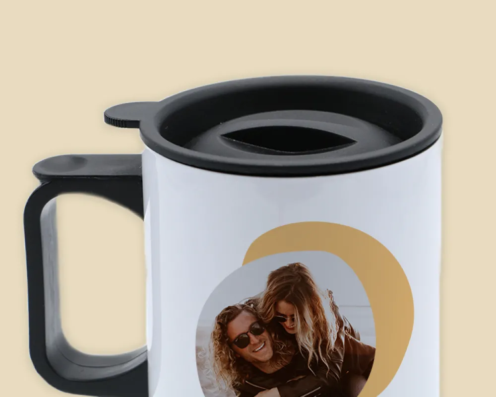 Mug isotherme personnalisé Photo et Message|Cadeaux.com Outlet