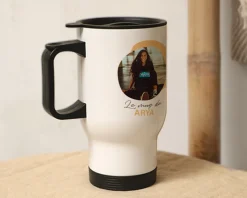 Mug isotherme personnalisé Photo et Message|Cadeaux.com Outlet