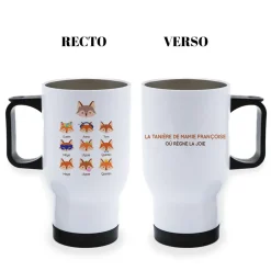 Mug isotherme personnalisé - Mamie Renard et sa meute|Cadeaux.com Online