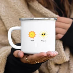 Mug émaillé personnalisé - Famille soleils|Cadeaux.com Clearance