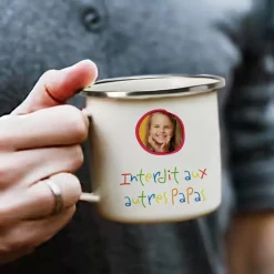 Mug émaillé personnalisé - Mots d'enfants|Cadeaux.com Clearance