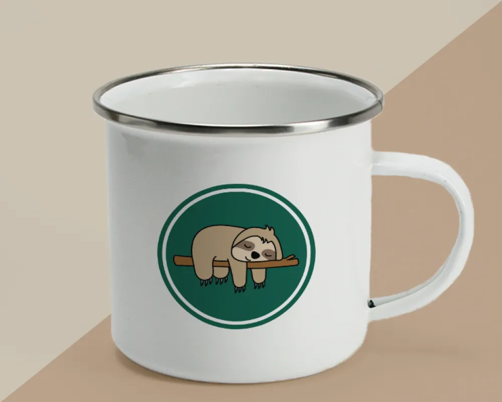 Mug émaillé personnalisé - Paresseux|Cadeaux.com Online