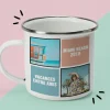 Mug émaillé personnalisé - Photos souvenirs|Cadeaux.com Sale