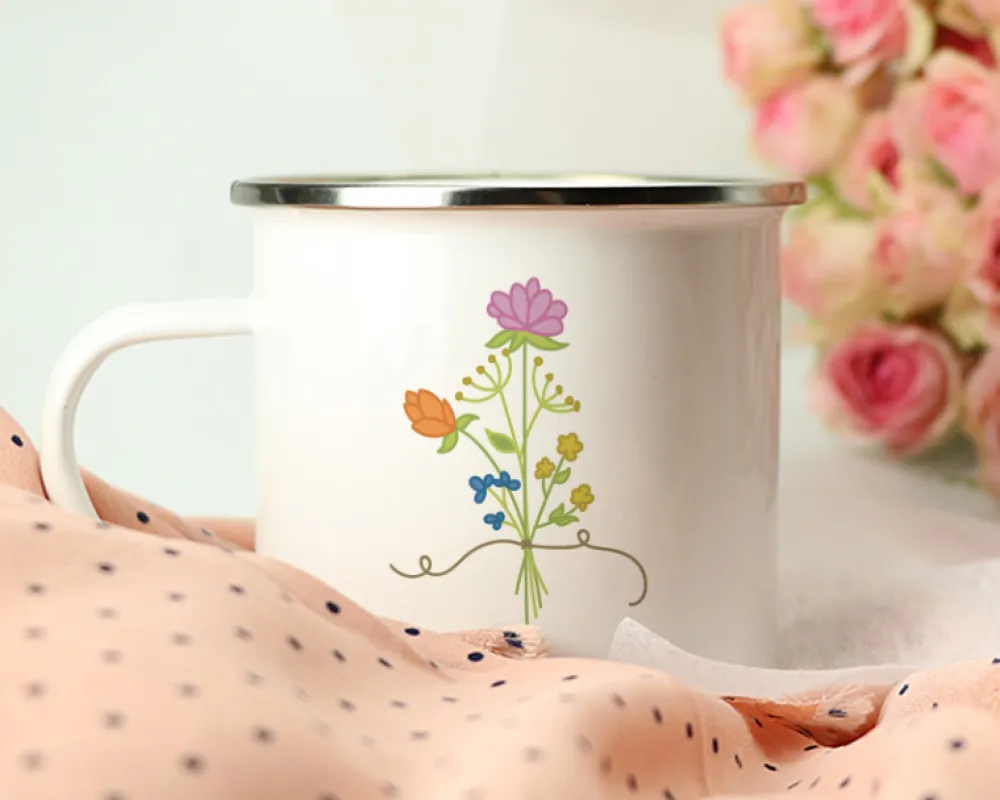 Mug émaillé personnalisé - Remerciements|Cadeaux.com Online