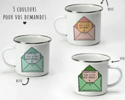 Mug émaillé personnalisé - Veux-tu être ... ?|Cadeaux.com Outlet
