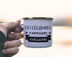Mug émaillé personnalisé prénom - Légendes|Cadeaux.com Hot