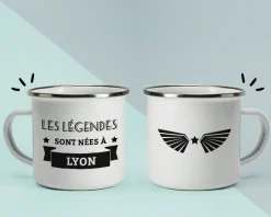 Mug émaillé personnalisé prénom - Légendes|Cadeaux.com Hot