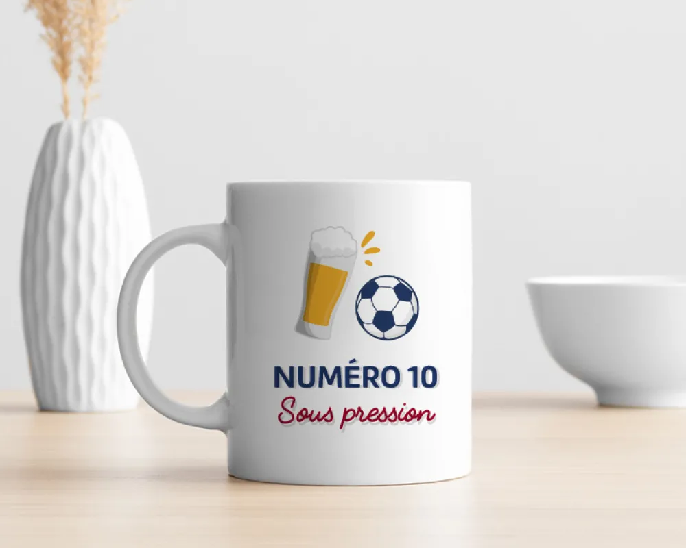 Mug personnalisé - Apéro Foot|Cadeaux.com Discount