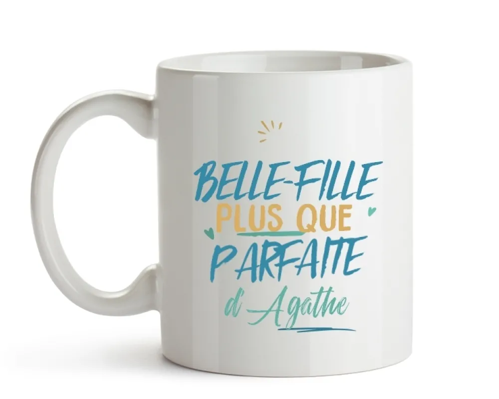 Mug personnalisé : Belle-Fille la plus...|Cadeaux.com Discount