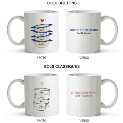 Mug personnalisé - Bols prénoms famille|Cadeaux.com Hot