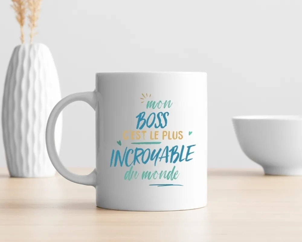 Mug personnalisé : Boss le plus...|Cadeaux.com Best