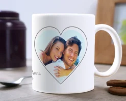 Mug personnalisé - Coeur Photo|Cadeaux.com Clearance