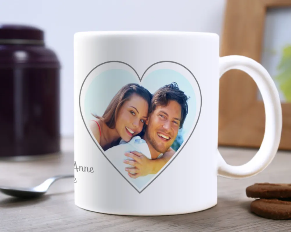 Mug personnalisé - Coeur Photo|Cadeaux.com Clearance