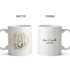 Mug personnalisé - Dessin au trait|Cadeaux.com New